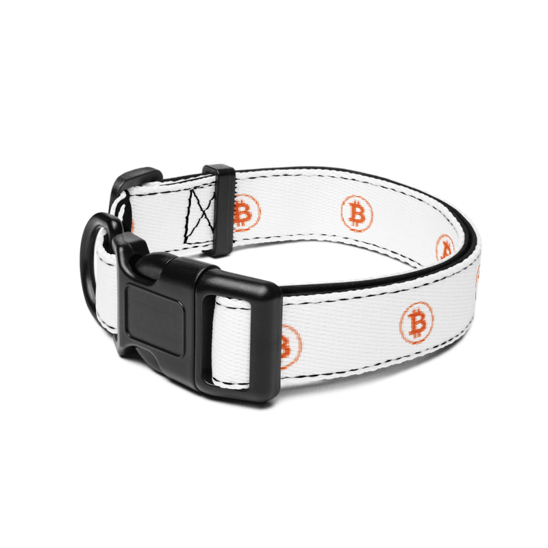 BTC Circle Logo Pet collar