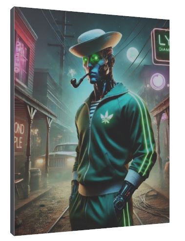 LYNK TOWN MOUNTED PRINT