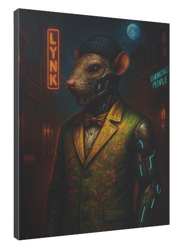 LYNK TOWN MOUNTED PRINT