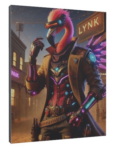 LYNK TOWN MOUNTED PRINT