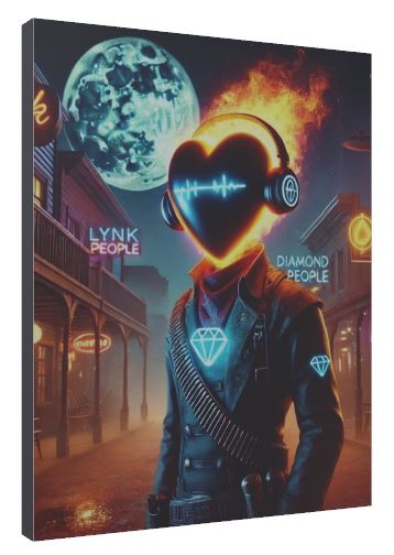 LYNK TOWN MOUNTED PRINT