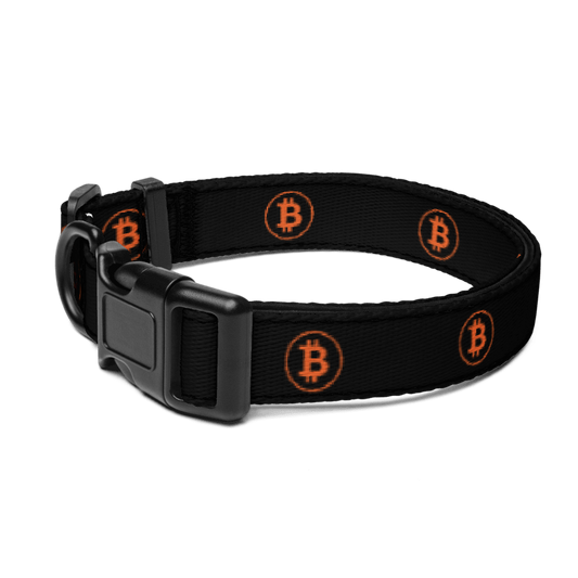 BTC Circle Logo Pet collar (Black)
