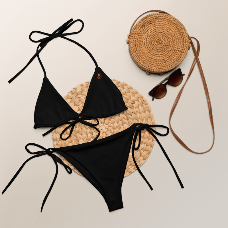 BTC Circle Logo String Bikini (Black)