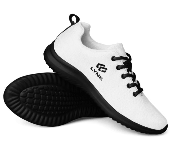 LYNK Men’s athletic shoes (Black & White)